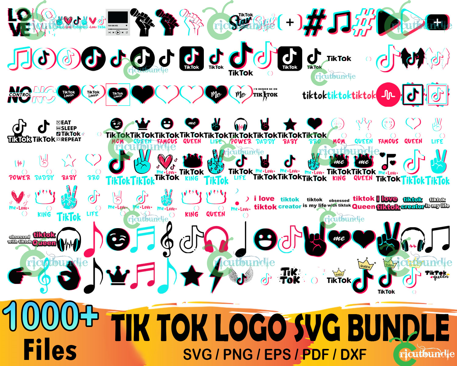 1000+ Tik Tok Logo Svg Bundle, Tik Tok Svg, Tik Tok Clipart - bundle88 ...