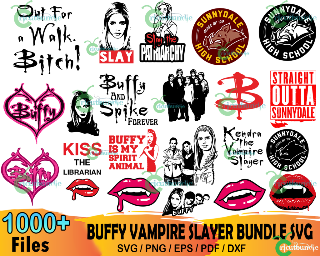 1000+ Buffy Vampire Slayer Bundle Svg, Sunnydale Svg, Buffy Svg ...