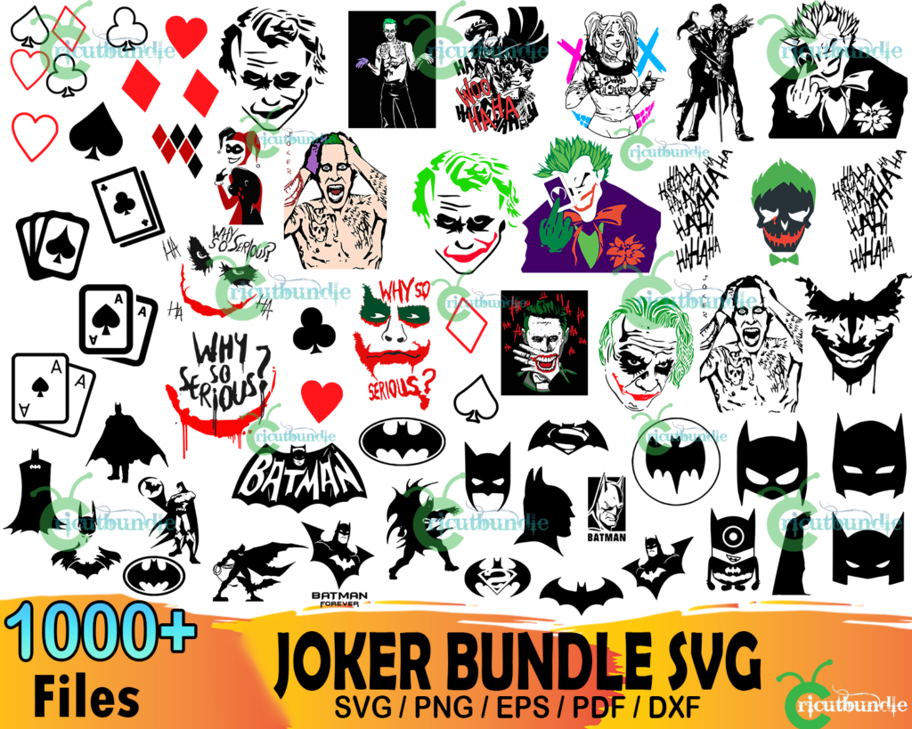 1000+ Joker Bundle Svg, Joker Svg, Harley Quinn Svg - bundle88, the ...