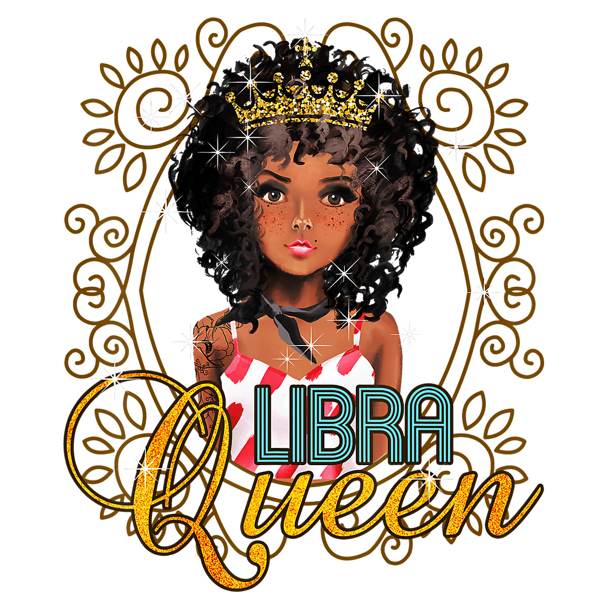 Black Libra Queen Melanin Natural Hair Retro Vintage Png, Black Woman ...