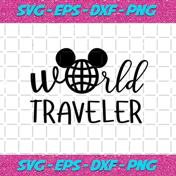 World Traveler Svg, travel svg, File For Cricut, For Silhouette, Cut ...