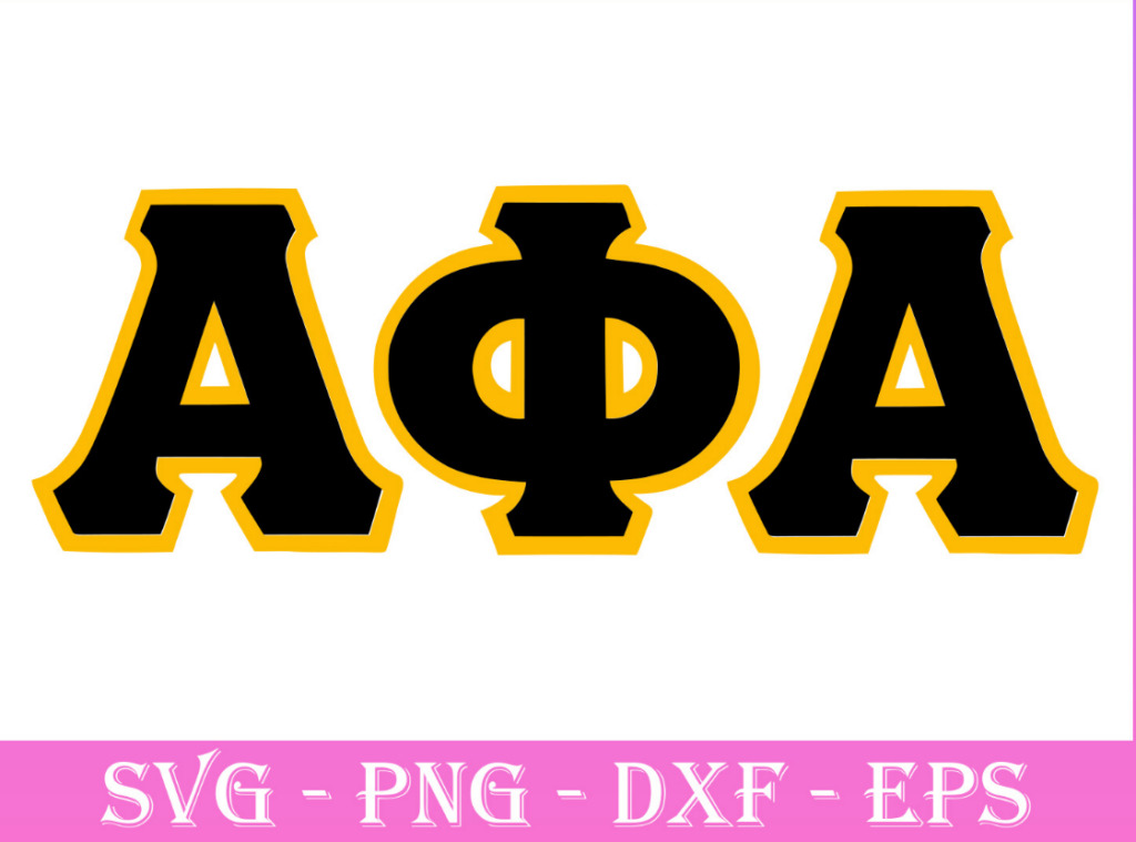 Fraternity Alpha Phi Alpha Greek Letter Svg , Funny Svg, Cricut Svg ...