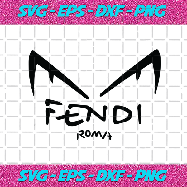 Fendi Roma SVG, Fendi logo, Fendi svg, Fendi cricut, Fendi cutfile