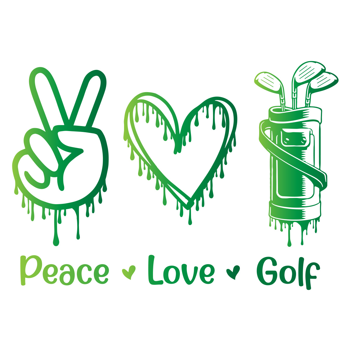 Golf Svg, Peace Love Golf Svg, Peace Love Svg, Golfer Svg, sport svg