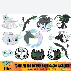 10+ Toothless How To Train Your Dragon Bundle Svg, Toothless Svg