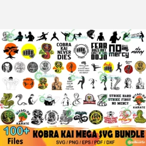 100+ Kobra Kai Mega Bundle Svg, Kobra Kai Svg, Karate Svg