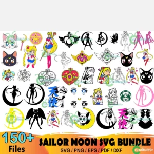 150+ Sailor Moon Bundle Svg, Sailor Moon Svg, Usagi Tsukino Svg