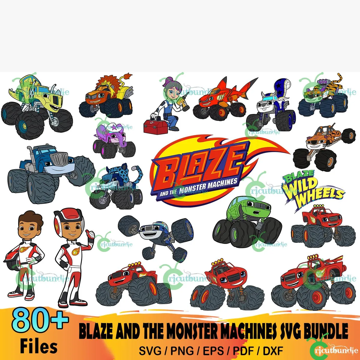 Blaze And The Monster Machines Svg Bundle, Wild Wheels Svg April 2024