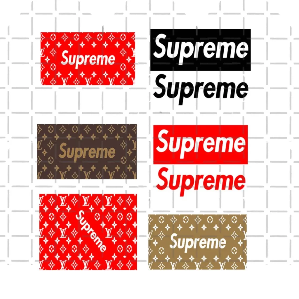 Louis Vuitton Supreme SVG Free - Free SVG files