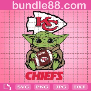 Baby Yoda Star Wars, Kansas City Chiefs Svg, Nfl Svg, Football Svg, Chiefs Football Team, Chiefs Svg, Chiefs Nfl Svg,