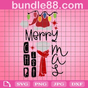 Christmas Svg, Merry Christmas Svg, Merry Christmas Saying Svg, Santa Svg, Light Svg, Christmas Clip Art, Christmas Cut Files, Cricut, Silhouette Cut File