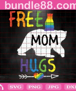 Free Bear Mom Hugs Svg, Lgbt Svg, Bear Svg, Mom Svg, Mom Bear Svg, Rainbow Svg, Rainbow Bear Svg, Free Hugs Svg, Heart Svg, Rainbow Heart Svg, Arrow Svg, Lgbt Pride Svg, Gay Svg, Lesbian Svg