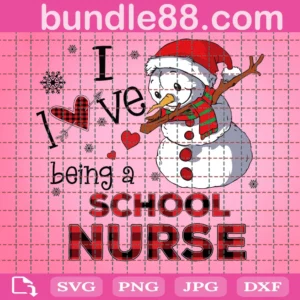 Free I Love Being A School Nurse Svg, Free Snow Svg, Free Merry Christmas Svg, Free Happy Holidays Svg, Free Winter Svg, Free Digital Download, Free Cricut, Free Silhouette