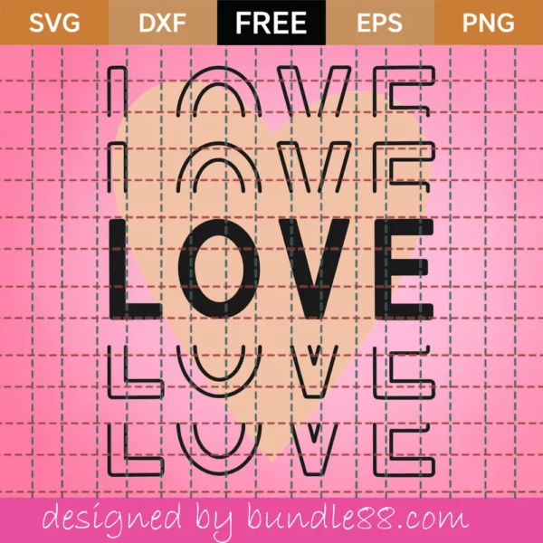 Free Love Svg