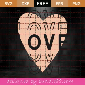 Free Love Svg Invert