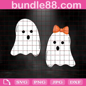 Halloween Png, Ghost Png, Spooky Png, Haunted Png, October Png, Cut Files, Cricut Cut Files, Bow Png, Girl Png, Boy Png