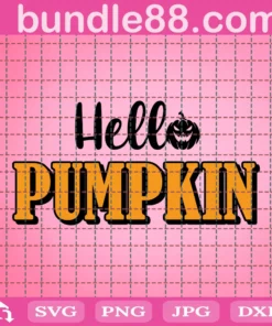 Hello Pumpkin Png, Hello Fall Png, Happy Thanksgiving Png, Pumpkin Png, Fall Png, Fall Decor, Hey Pumpkin, Instant Download, Png, Png,