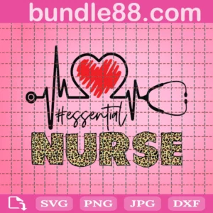 Leopard Nurse Svg, Nurse Svg, Nurses Day Svg, Healthcare Svg, Doctor Svg, Leopard Health Svg, Heartbeat Svg, Stethoscope Heart, Essential Svg, Stethoscope Svg