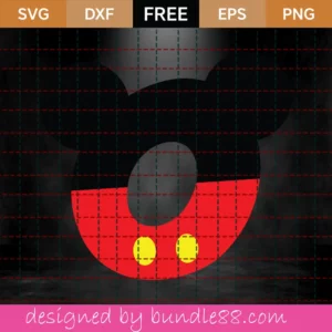 Micky Font Svg Free, O Svg, Disney Font Svg, Instant Download, Silhouette Cameo Invert