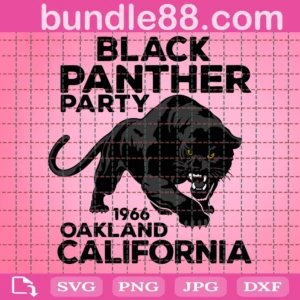 Oakland California 1966 Black Panther Party Svg, Funny Saying Svg, Black Panther Svg, Oakland 1966 Svg, Rip Chadwick Bosema Svg