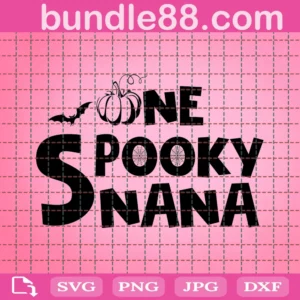 One Spooky Nana Png, Spooky Shirt Png, Halloween Png, Spooky Png, Halloween Mom Png, Shirt Png, Spooky Season Png, Fall Png, Png, Dxf File