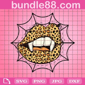 Pumpkin Lips Png, Leopard Lips, Pumpkin Tongue Png, Halloween Png, Happy Halloween, Spider Png, Sublimation Design Downloads