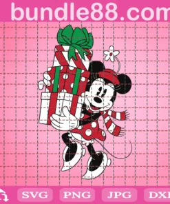 Christmas Minnie Mouse Svg, Christmas Svg, Xmas Svg, Merry Christmas, Christmas Gift, Minnie Mouse Svg, Minnie Svg, Disney Svg, Disney Minnie, Disney Christmas, Christmas Minnie, Mickey Svg