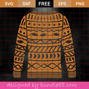 Free Fall Sweater Svg Invert