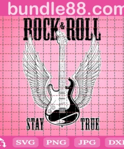 Rock And Roll Stay True Guitar Wings Svg, Trending Svg, Rock And Roll Svg, Guitar Svg, Angel Wings Svg, Rock And Roll Music Svg, Rock And Roll Lovers, Guitarist Svg, Wings Svg, Guitar Lovers Svg
