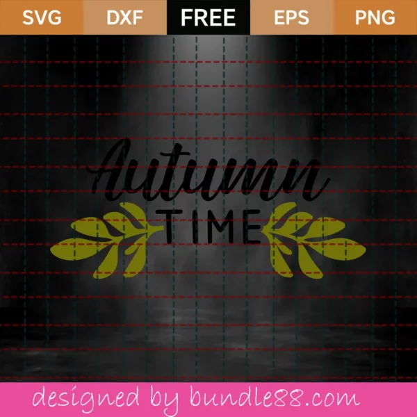 Autumn Time – Free Svg Invert