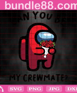 Can You Be My Crewmate, Trending, Among Us Love, Valentines Day Invert