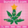Cannabis Leaf, Christmas Tree, Chrismtas Light, Star