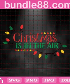 Christmas Is In The Air, Christmas Bulb, Christmas Light Invert
