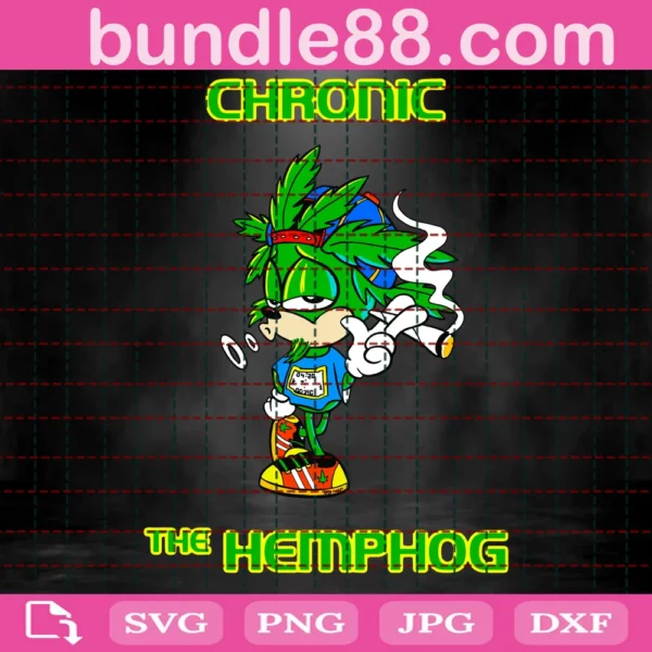 Chronic The Hemphog, Trending, Marijuana, Cannabis, Smoking Weed Invert