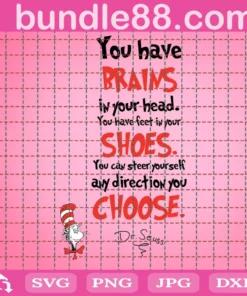 Dr Seuss You Have Brains In Your Head, Dr Seuss Gifts