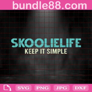 Skoolie Life Keep It Simple, Simple Life Sign, Decor For Camping