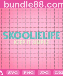 Skoolie Life Keep It Simple, Simple Life Sign, Decor For Camping Invert