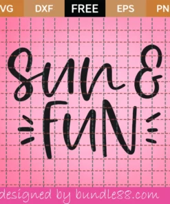 Sun & Fun – Free Svg