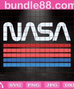 Trending, Nasa Worm Logo, Science, Astronaut, Retro Vintage