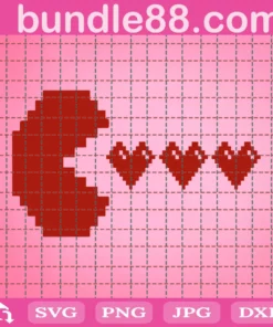 Valentines Day Hearts Funny For Gamer Boys Girls Kids