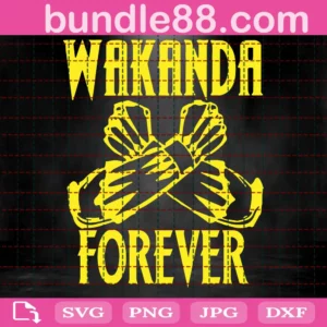 Wakanda Forever Layered Item, Wakanda Forever Clipart