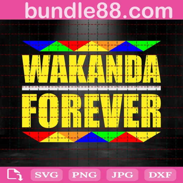 Wakanda Forever, Superheroes, Black History Month, Files For Cricut