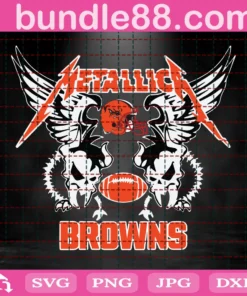 Metallic Browns, Cleveland Browns Football Ball, Fan Football