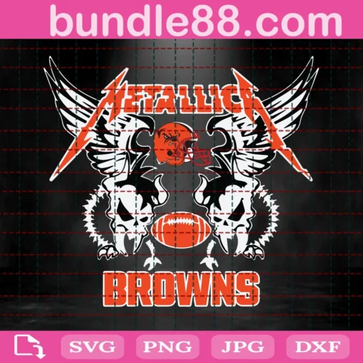 Metallic Browns, Cleveland Browns Football Ball, Fan Football