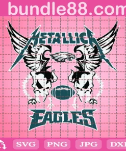 Metallic Eagles, Philadelphia Eagles Football Ball, Fan Football Invert