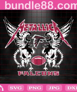 Metallic Falcons, Atlanta Falcons Football Ball, Fan Football