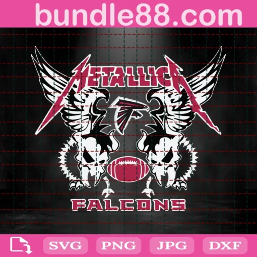 Metallic Falcons, Atlanta Falcons Football Ball, Fan Football