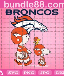 Snoopy Denver Broncos Football, Peanuts Football , Peanuts Digital Art