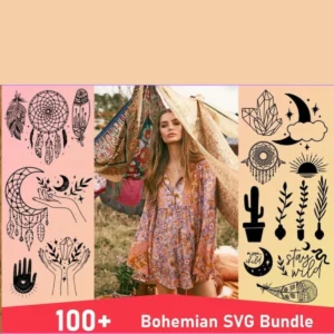 100+ Bohemian Svg Bundle