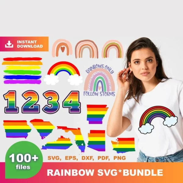 100+ LGBT Pride Bundle Svg